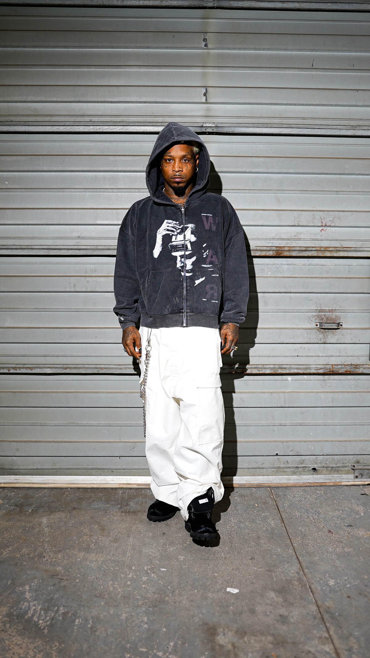 VINTAGE WAR ZIP HOODIE